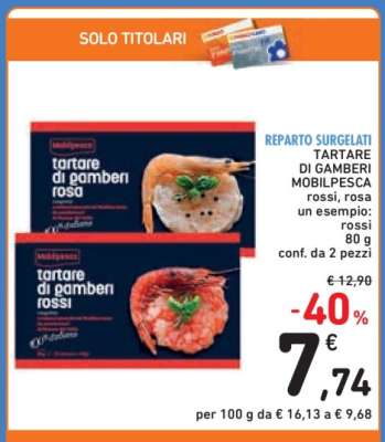 TARTARE DI GAMBERI MOBILPESCA
