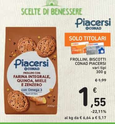 Frollini, Biscotti Conad Piacersi