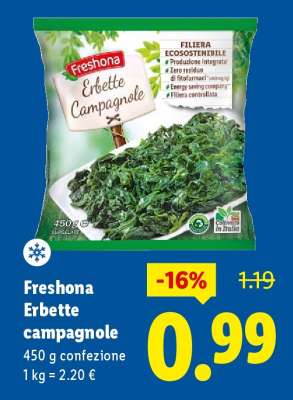Freshona Erbette Campagnole
