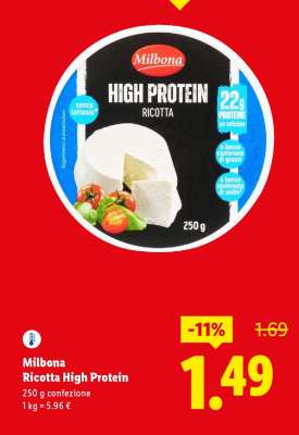 Milbona Ricotta High Protein