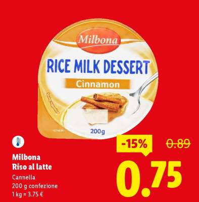 Milbona Riso al latte