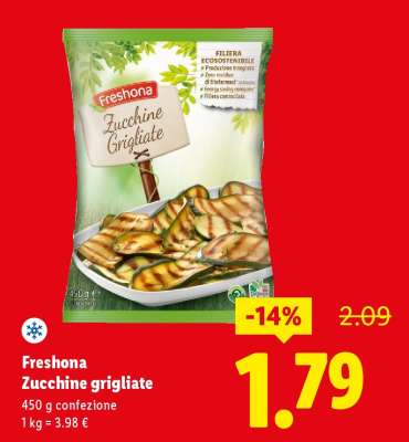 Freshona Zucchine grigliate