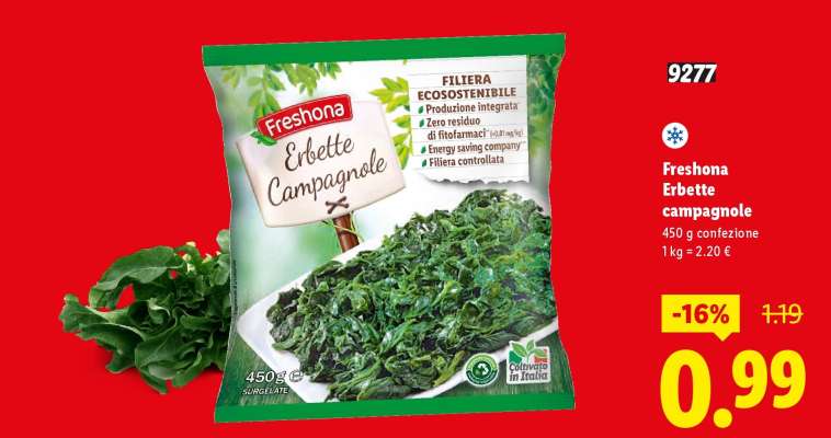 Freshona Erbette Campagnole