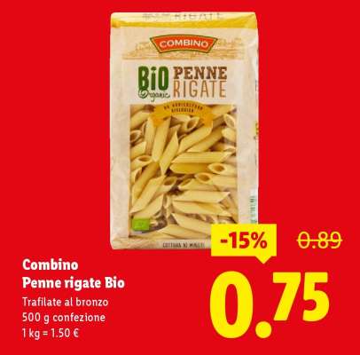 Combino Penne rigate Bio