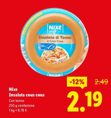 Nixe Insalata cous cous