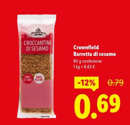 Crownfield Barretta di sesamo
