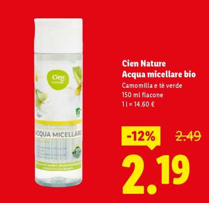 Cien Nature Acqua micellare bio