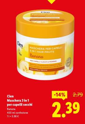 Cien Maschera 3 in 1 per capelli secchi