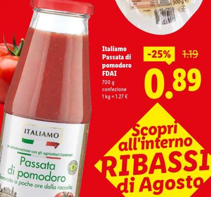 Italiamo Passata di pomodoro FDAI