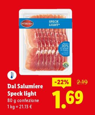 Dal Salumiere Speck light