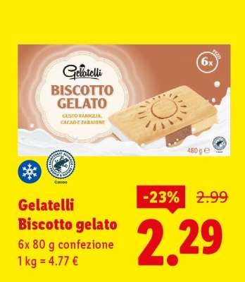 Gelatelli Biscotto gelato