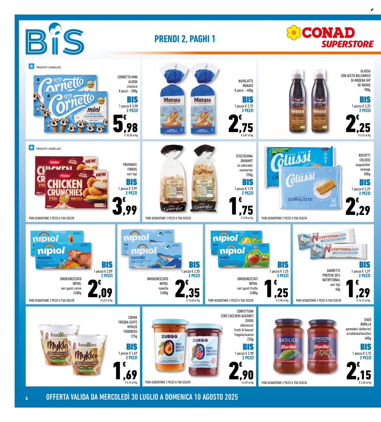 Volantino Conad Superstore - 30/7/2025 - 10/8/2025. Pagina 4