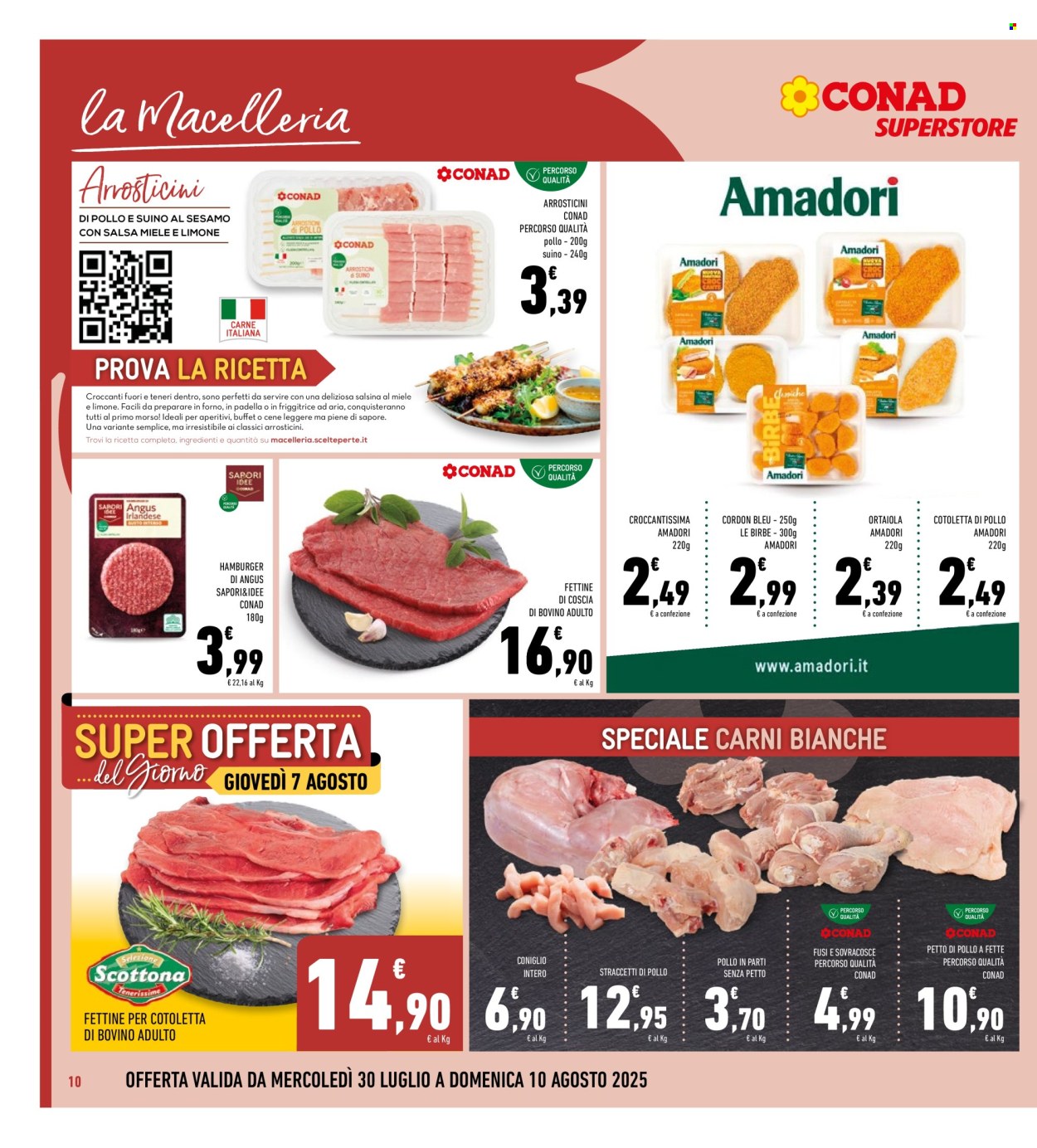 Volantino Conad Superstore - 30/7/2025 - 10/8/2025. Pagina 10
