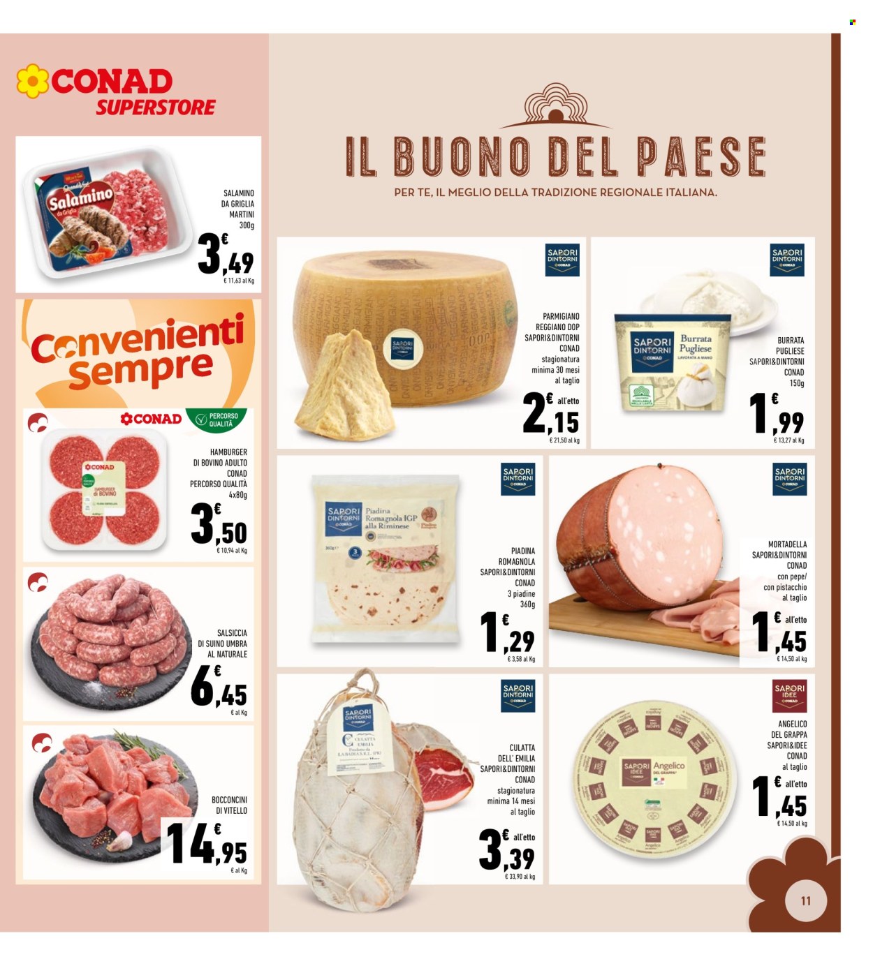 Volantino Conad Superstore - 30/7/2025 - 10/8/2025. Pagina 11
