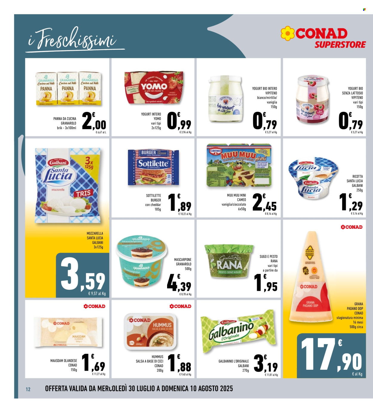 Volantino Conad Superstore - 30/7/2025 - 10/8/2025. Pagina 12