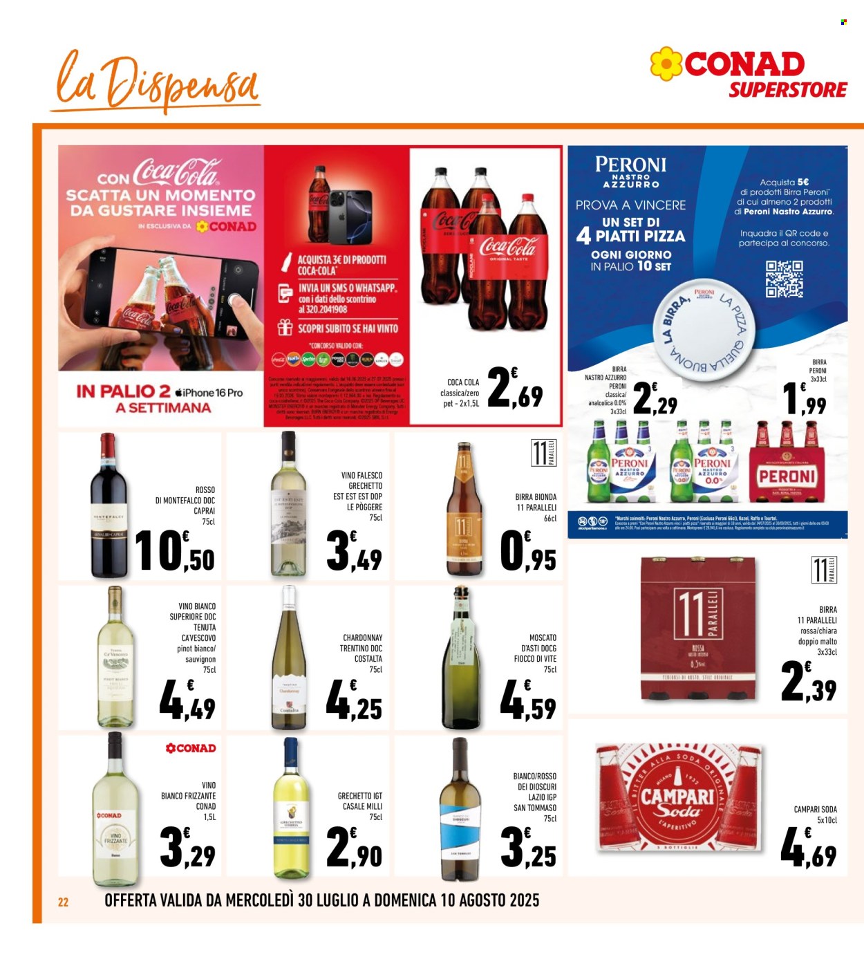 Volantino Conad Superstore - 30/7/2025 - 10/8/2025. Pagina 22