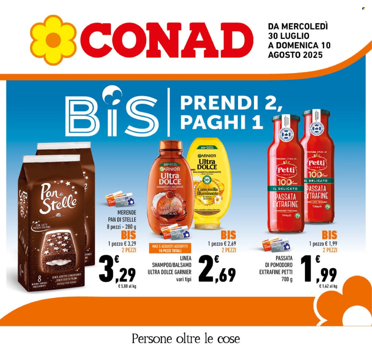 Volantino Conad - 30/7/2025 - 10/8/2025. Pagina 1