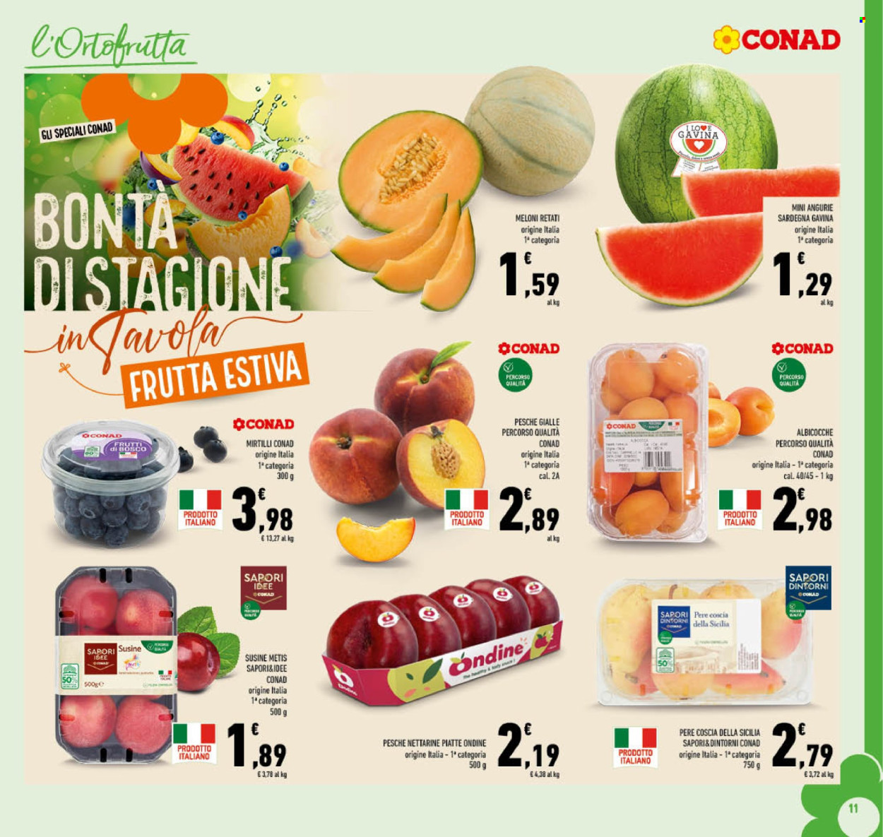 Volantino Conad - 30/7/2025 - 10/8/2025. Pagina 11