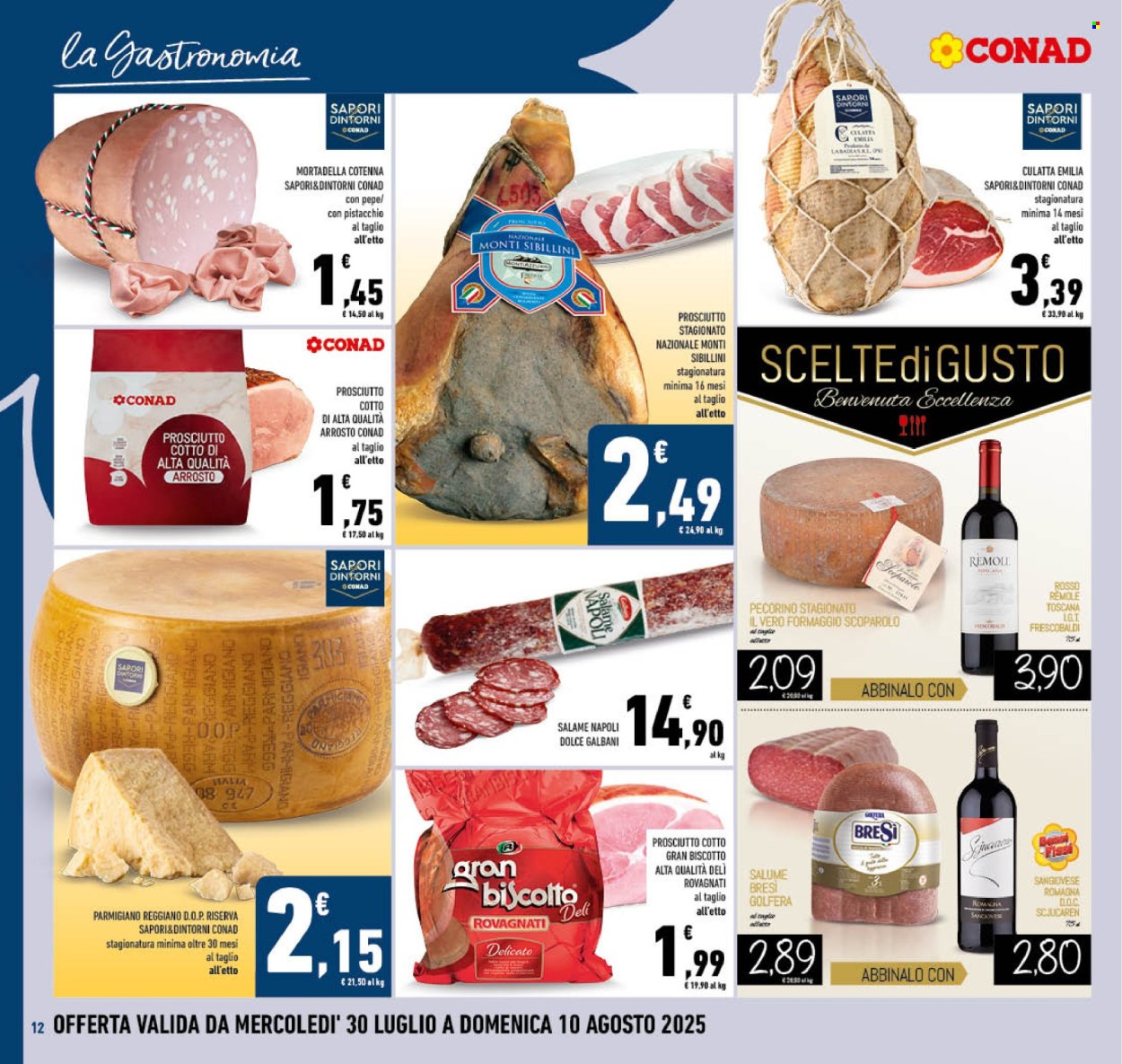 Volantino Conad - 30/7/2025 - 10/8/2025. Pagina 12