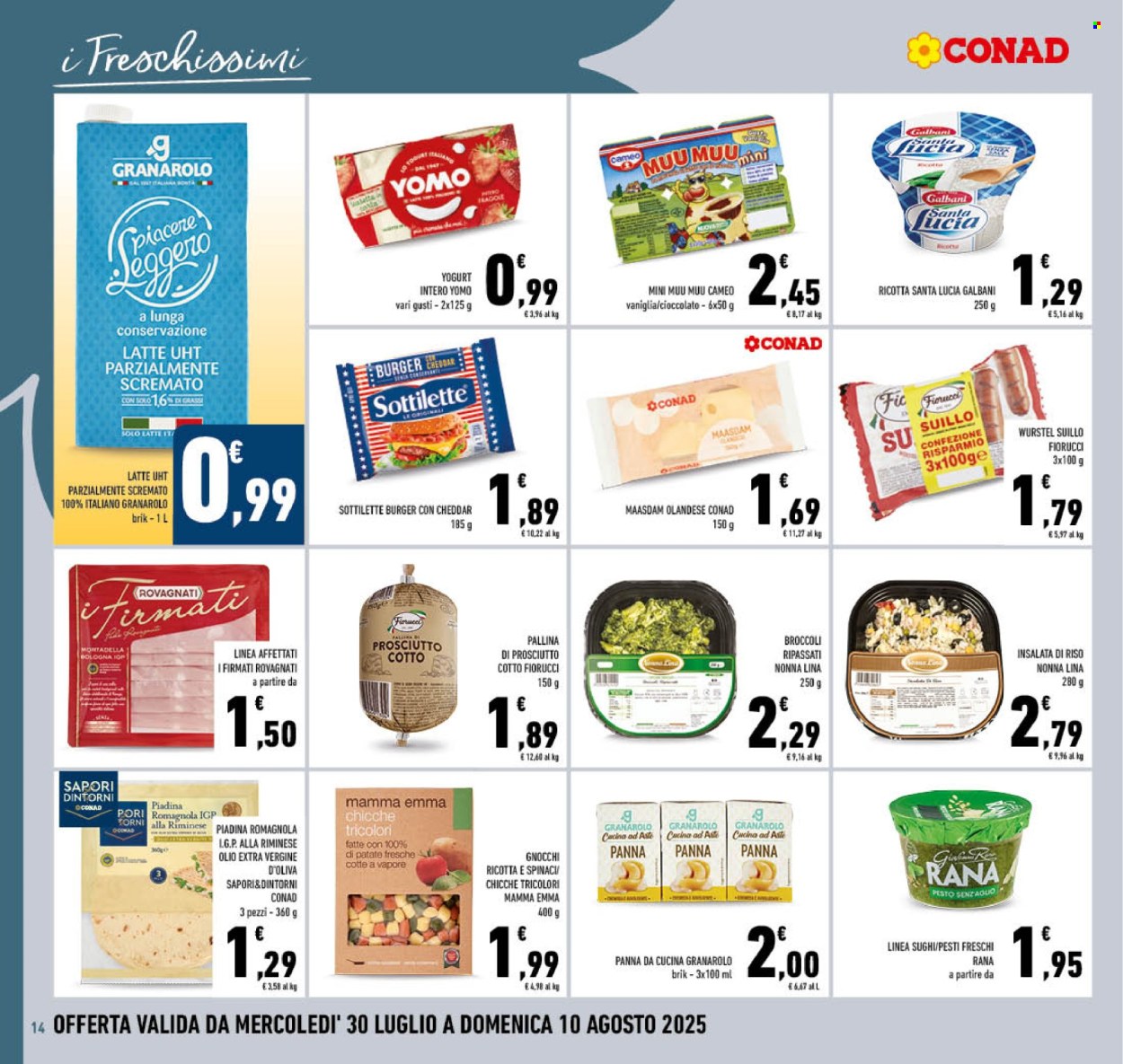 Volantino Conad - 30/7/2025 - 10/8/2025. Pagina 14