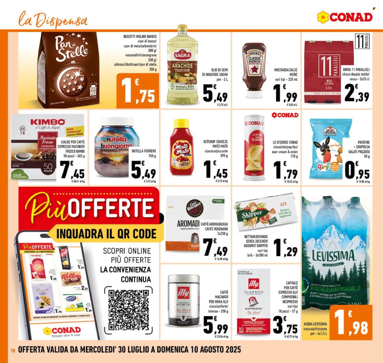 Volantino Conad - 30/7/2025 - 10/8/2025. Pagina 18