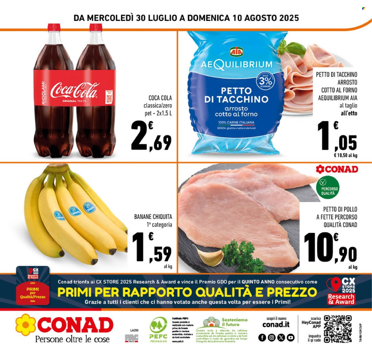 Volantino Conad - 30/7/2025 - 10/8/2025. Pagina 24