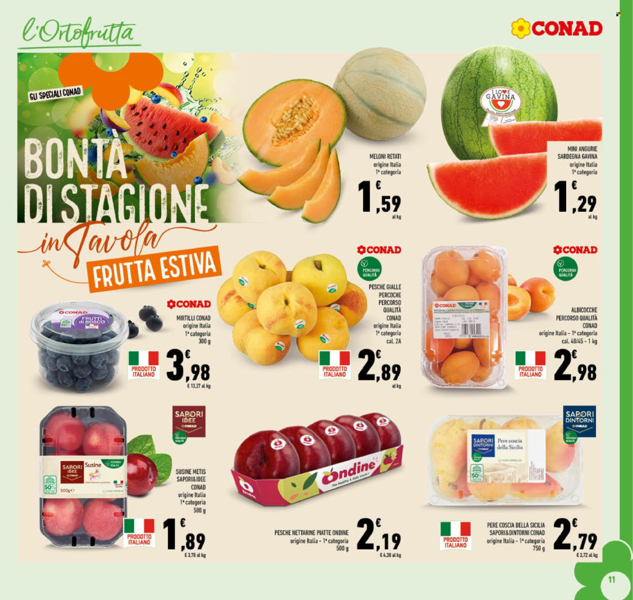 Volantino Conad - 30/7/2025 - 10/8/2025. Pagina 11