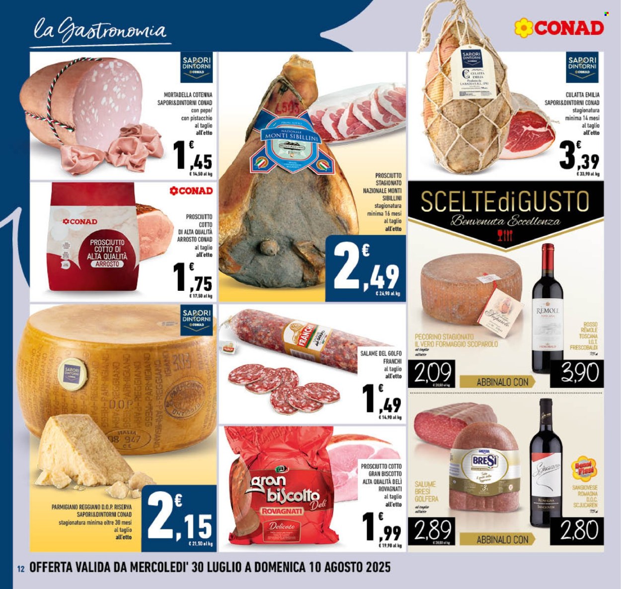 Volantino Conad - 30/7/2025 - 10/8/2025. Pagina 12