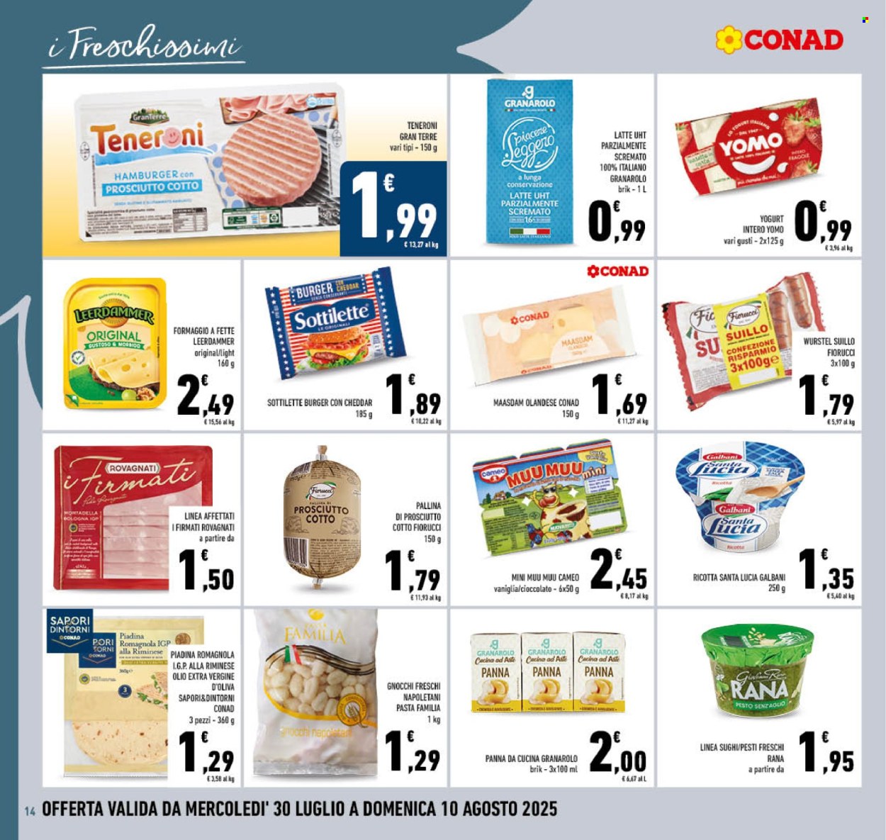 Volantino Conad - 30/7/2025 - 10/8/2025. Pagina 14