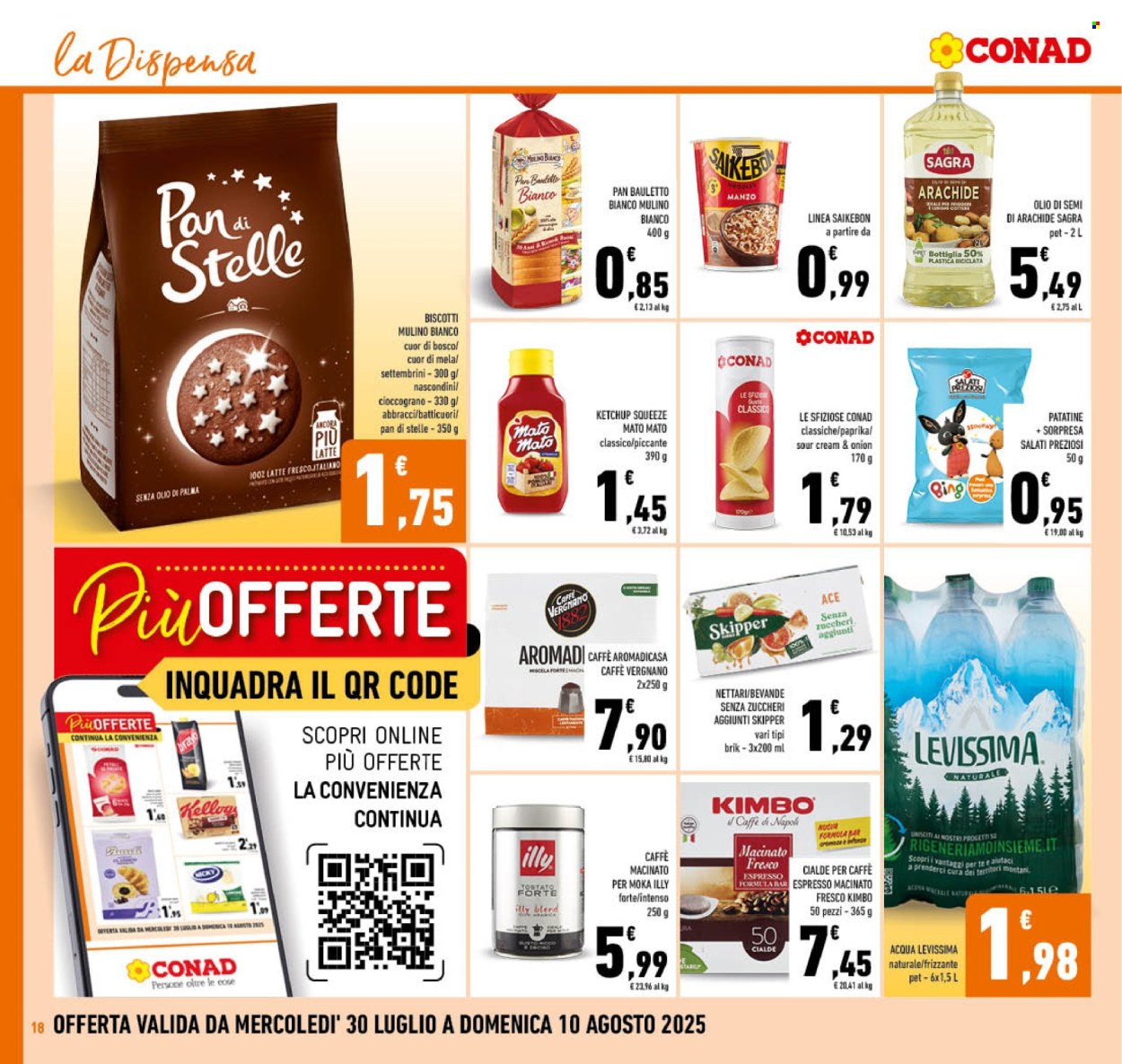 Volantino Conad - 30/7/2025 - 10/8/2025. Pagina 18