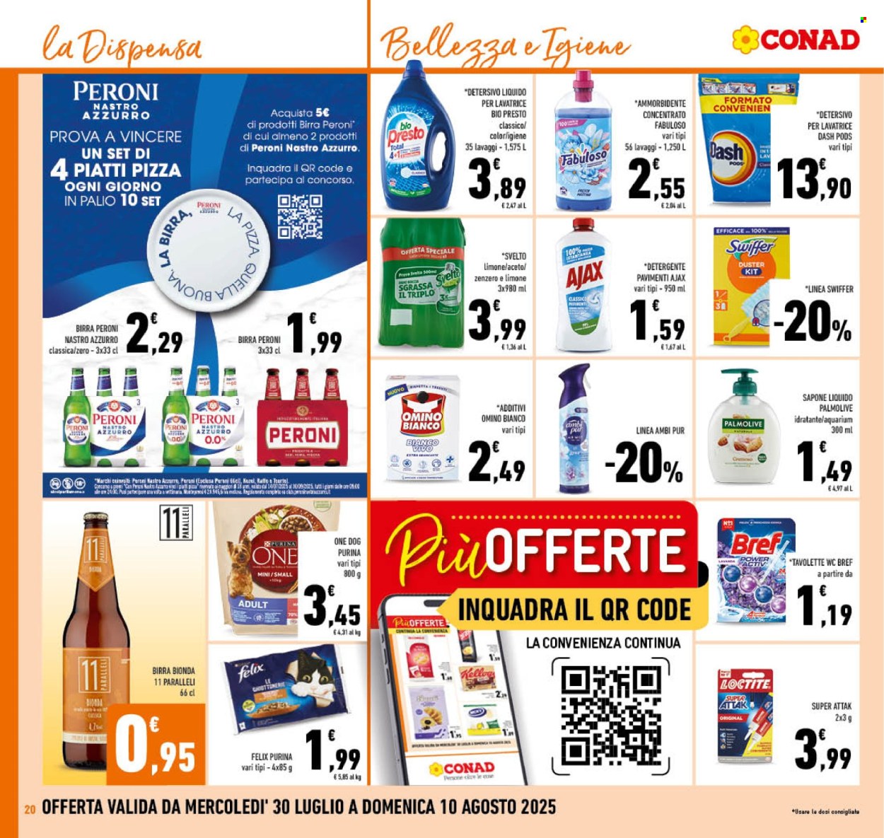 Volantino Conad - 30/7/2025 - 10/8/2025. Pagina 20