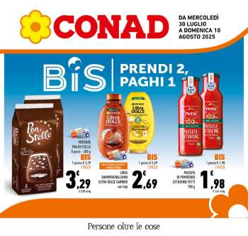 Volantino Conad - 30/7/2025 - 10/8/2025.