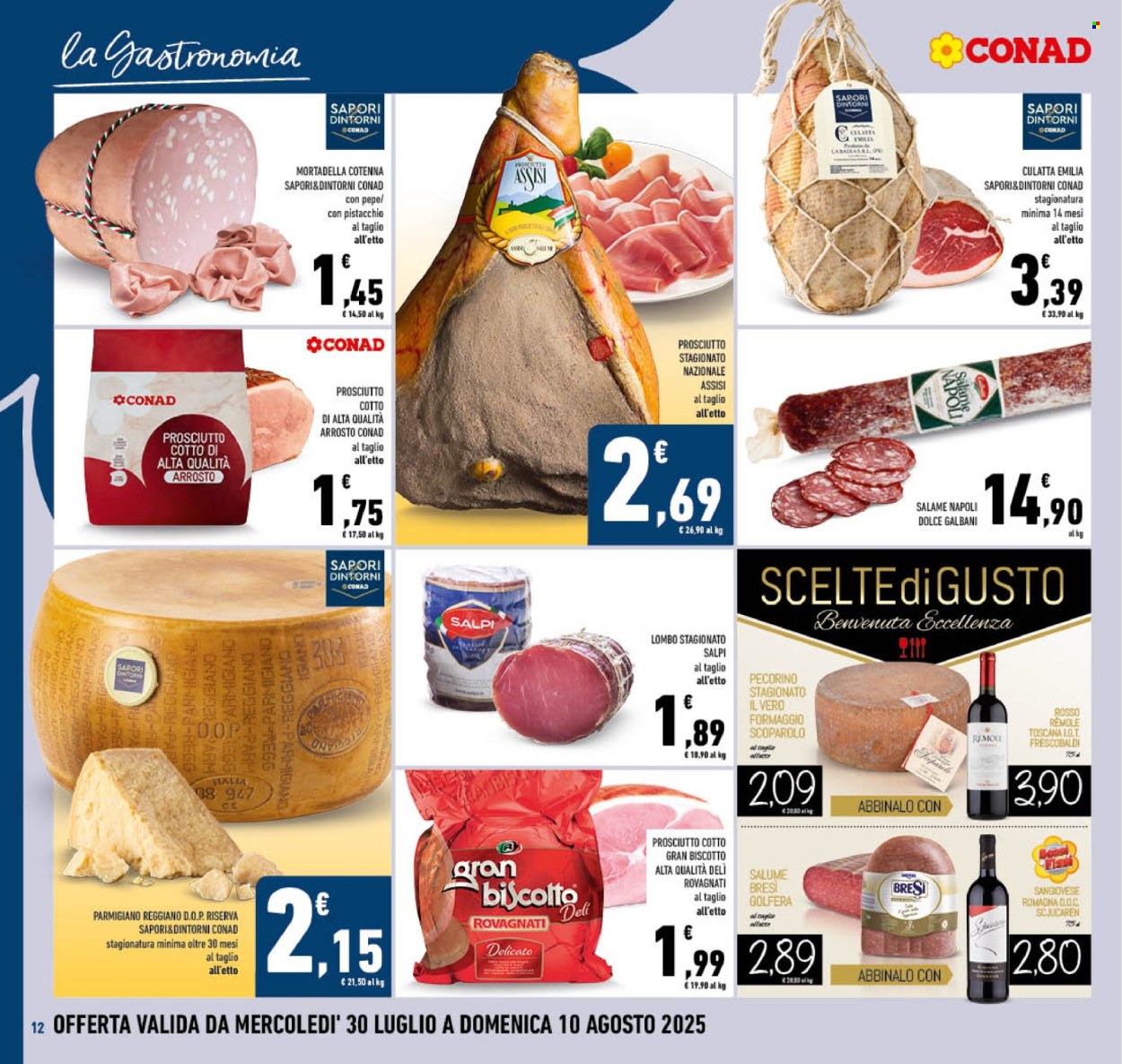 Volantino Conad - 30/7/2025 - 10/8/2025. Pagina 12