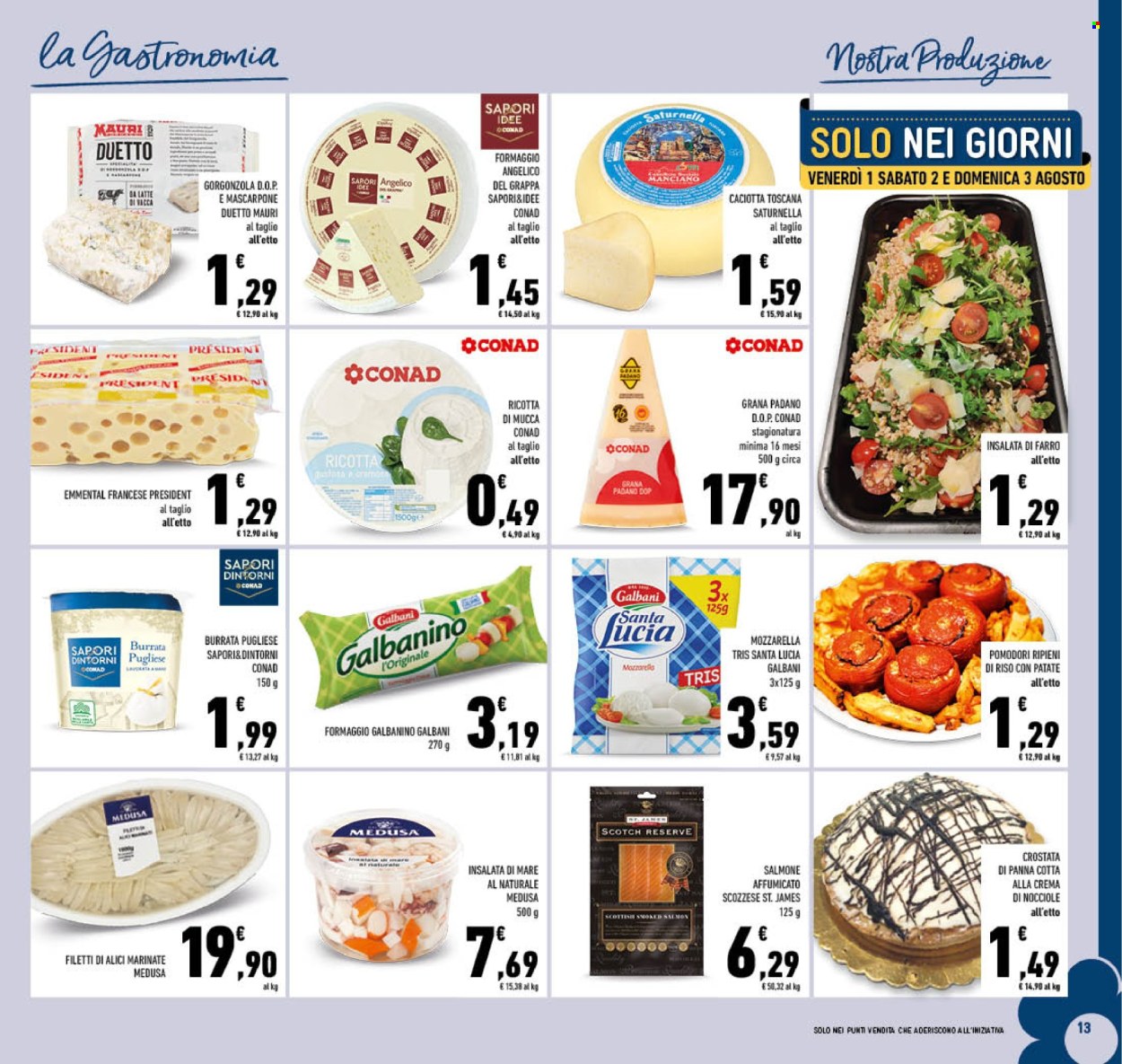 Volantino Conad - 30/7/2025 - 10/8/2025. Pagina 13