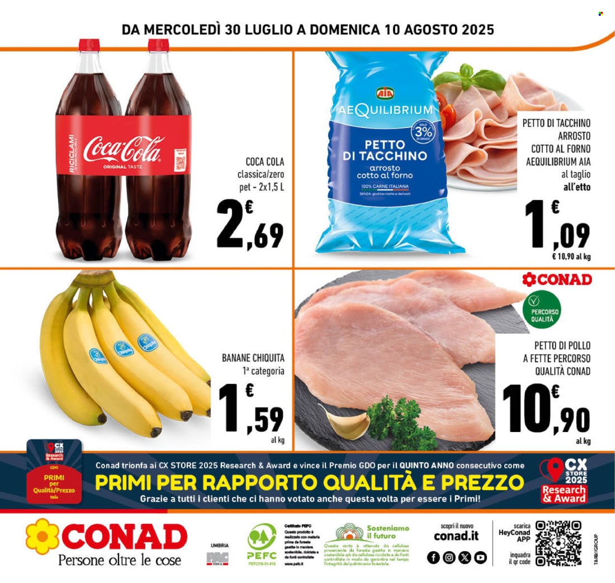 Volantino Conad - 30/7/2025 - 10/8/2025. Pagina 24