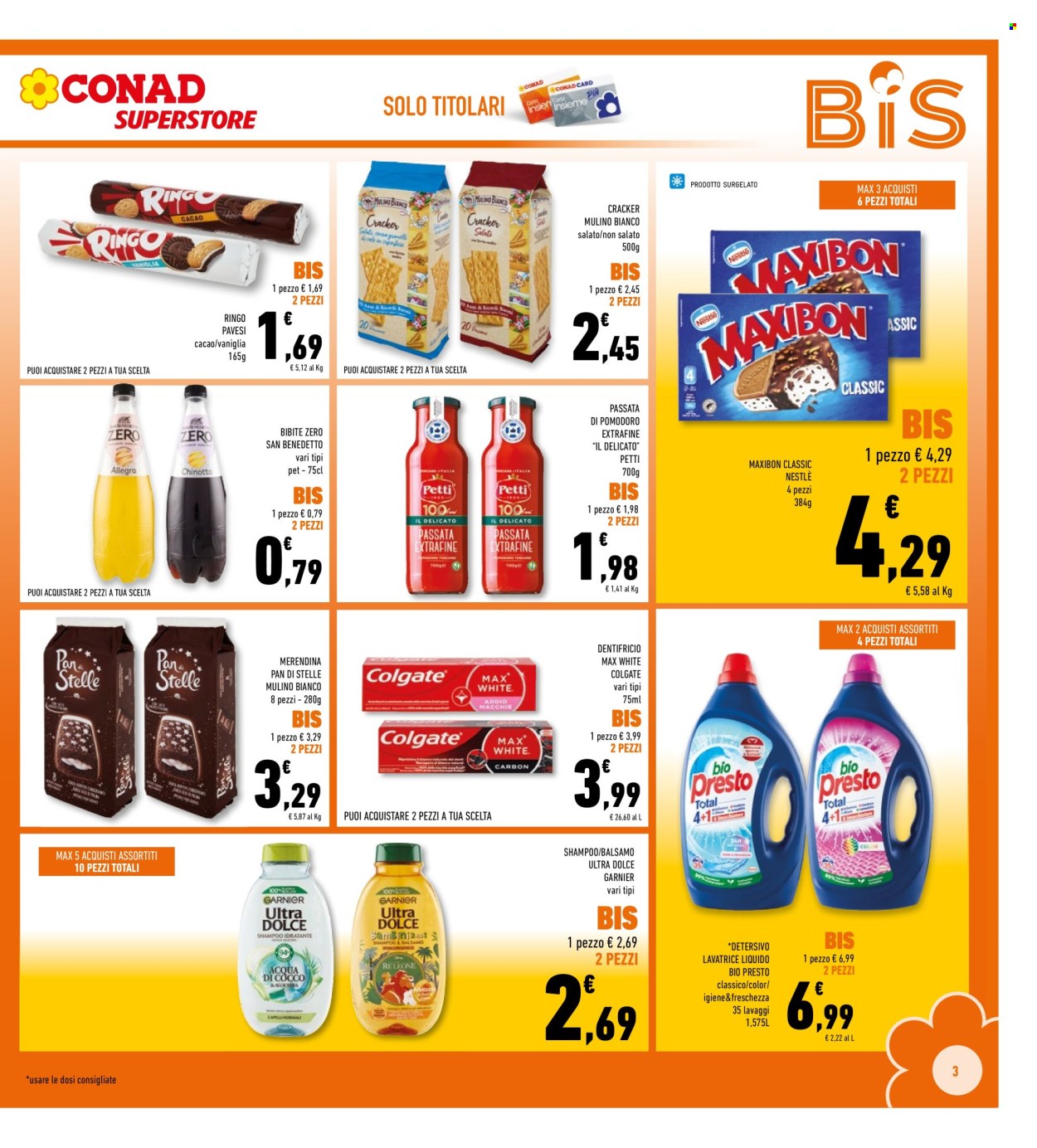 Volantino Conad Superstore - 30/7/2025 - 10/8/2025. Pagina 3