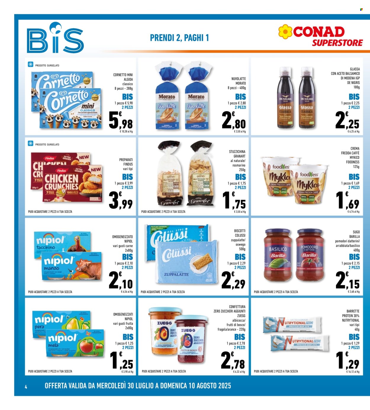 Volantino Conad Superstore - 30/7/2025 - 10/8/2025. Pagina 4