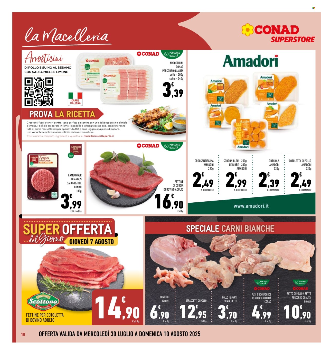 Volantino Conad Superstore - 30/7/2025 - 10/8/2025. Pagina 10