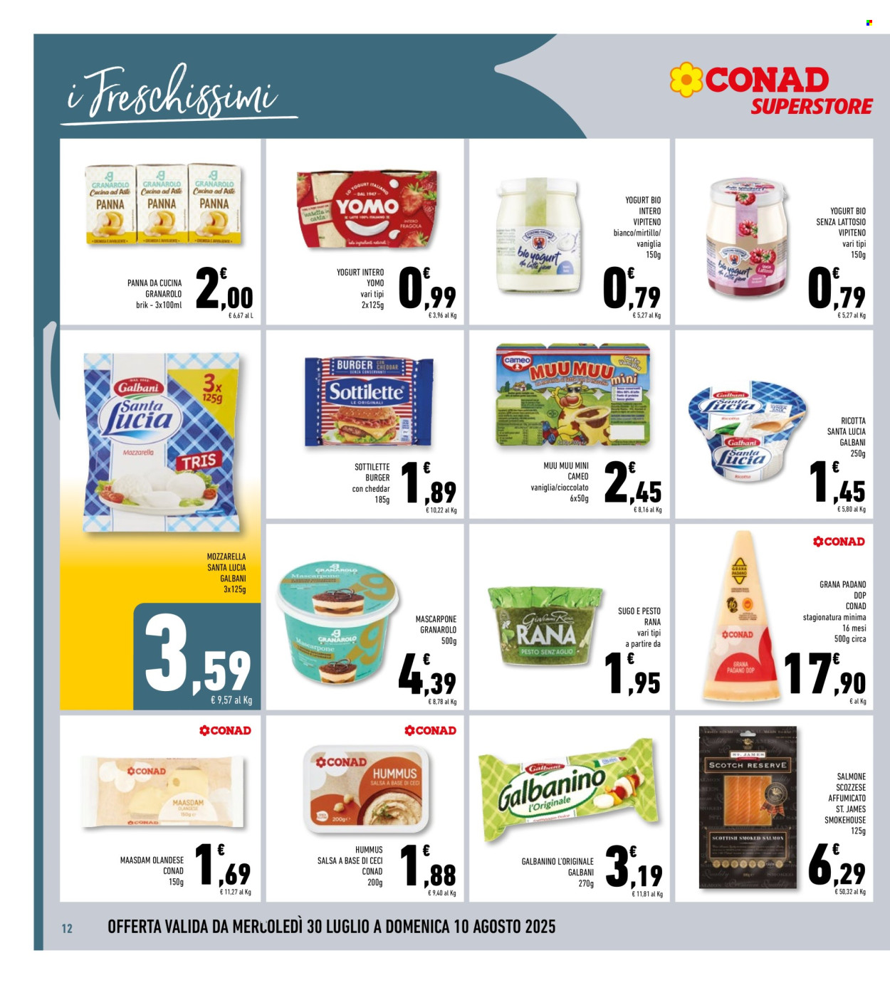 Volantino Conad Superstore - 30/7/2025 - 10/8/2025. Pagina 12