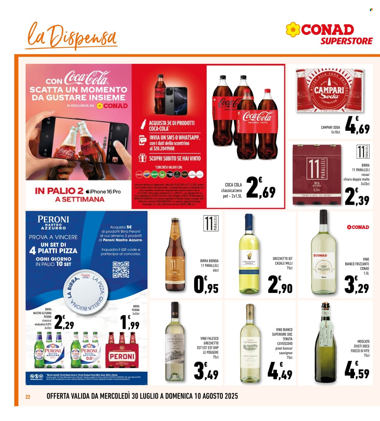 Volantino Conad Superstore - 30/7/2025 - 10/8/2025. Pagina 22