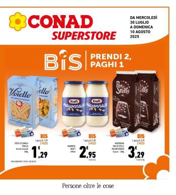 Volantino Conad Superstore - 30/7/2025 - 10/8/2025.