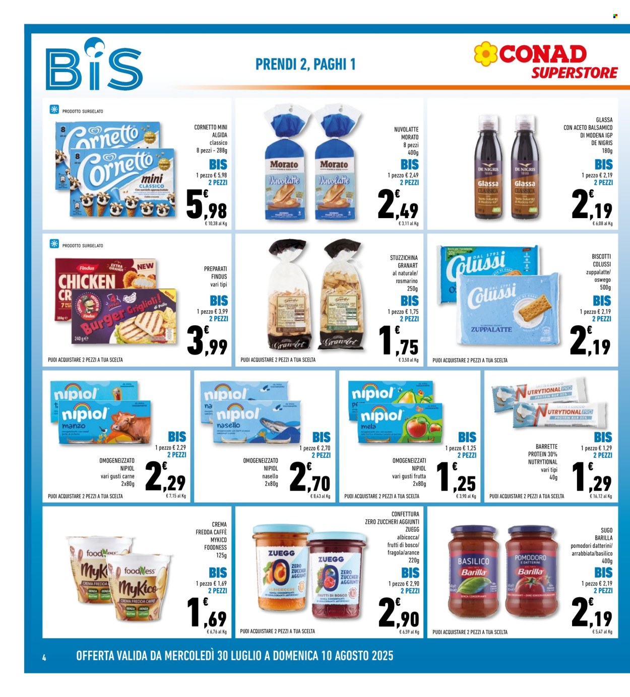 Volantino Conad Superstore - 30/7/2025 - 10/8/2025. Pagina 4