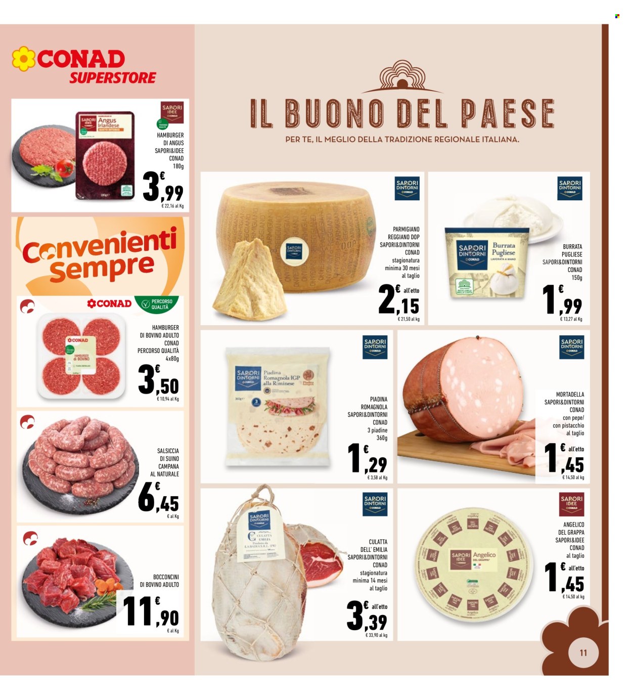 Volantino Conad Superstore - 30/7/2025 - 10/8/2025. Pagina 11