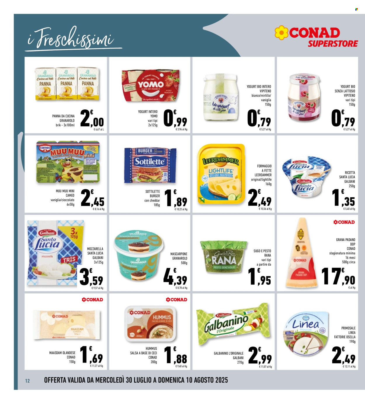 Volantino Conad Superstore - 30/7/2025 - 10/8/2025. Pagina 12