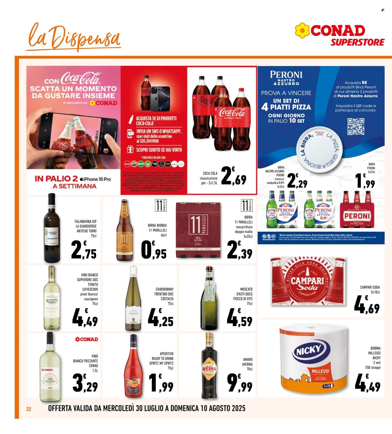 Volantino Conad Superstore - 30/7/2025 - 10/8/2025. Pagina 22