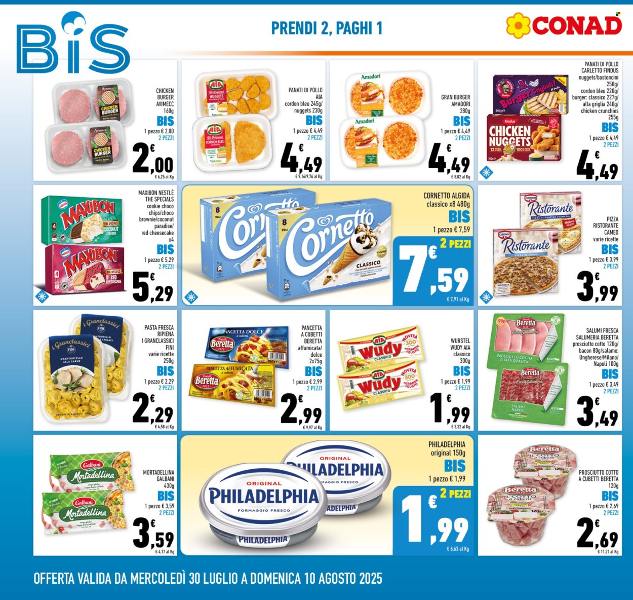 Volantino Conad - 30/7/2025 - 10/8/2025. Pagina 2