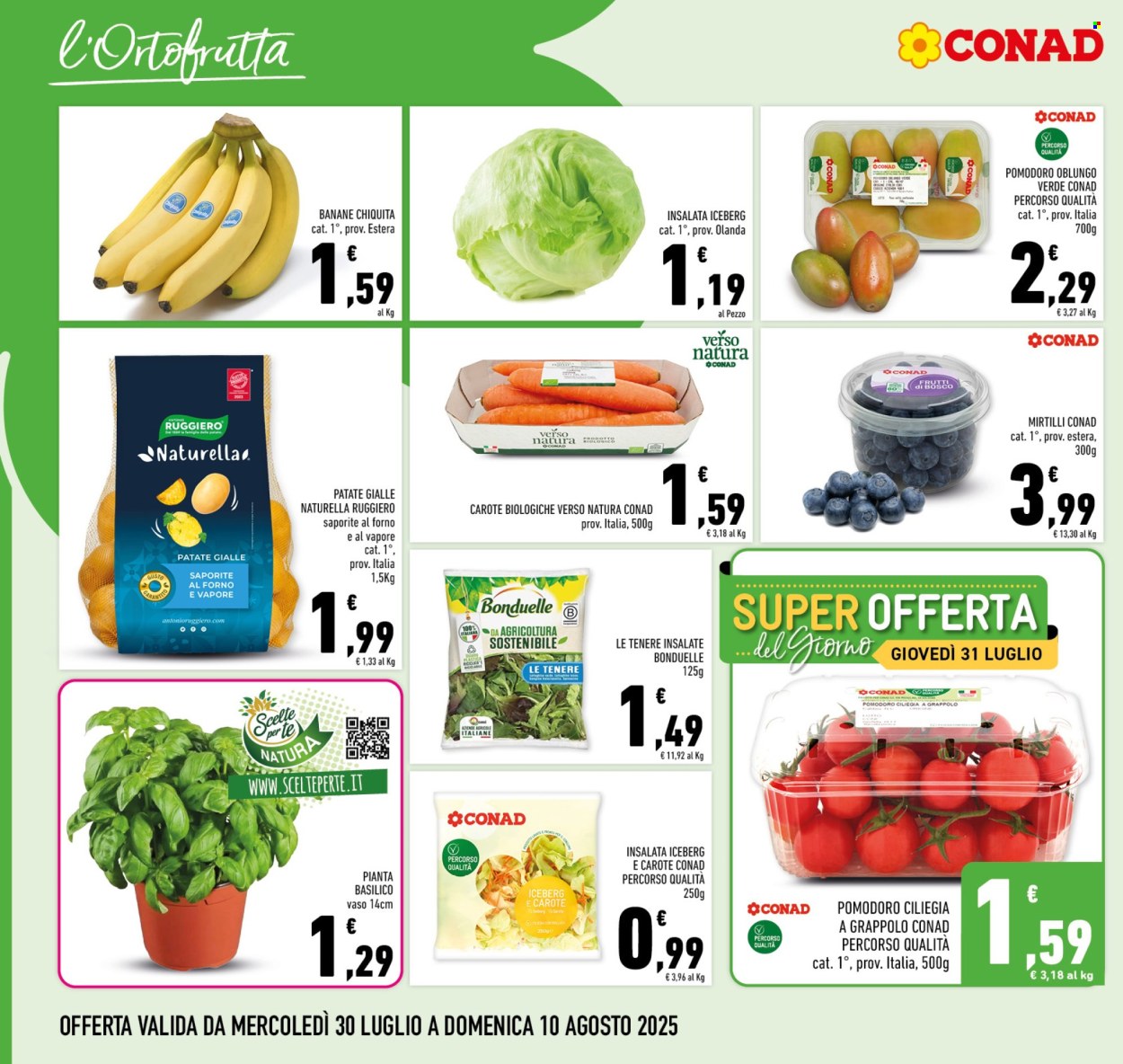 Volantino Conad - 30/7/2025 - 10/8/2025. Pagina 6