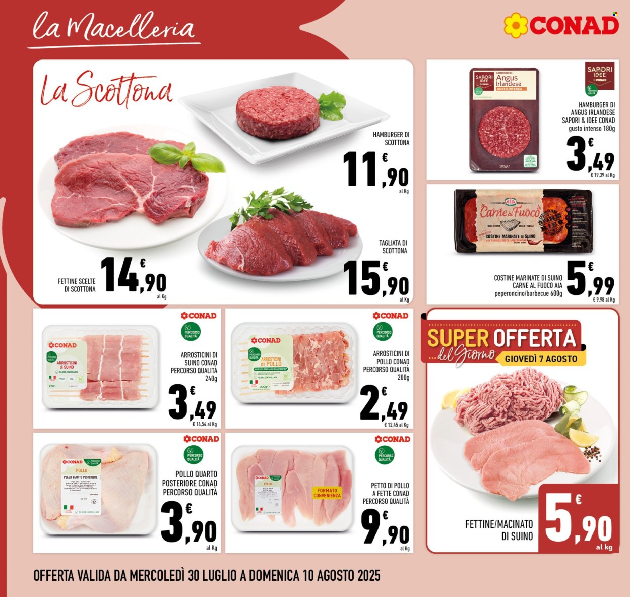 Volantino Conad - 30/7/2025 - 10/8/2025. Pagina 8