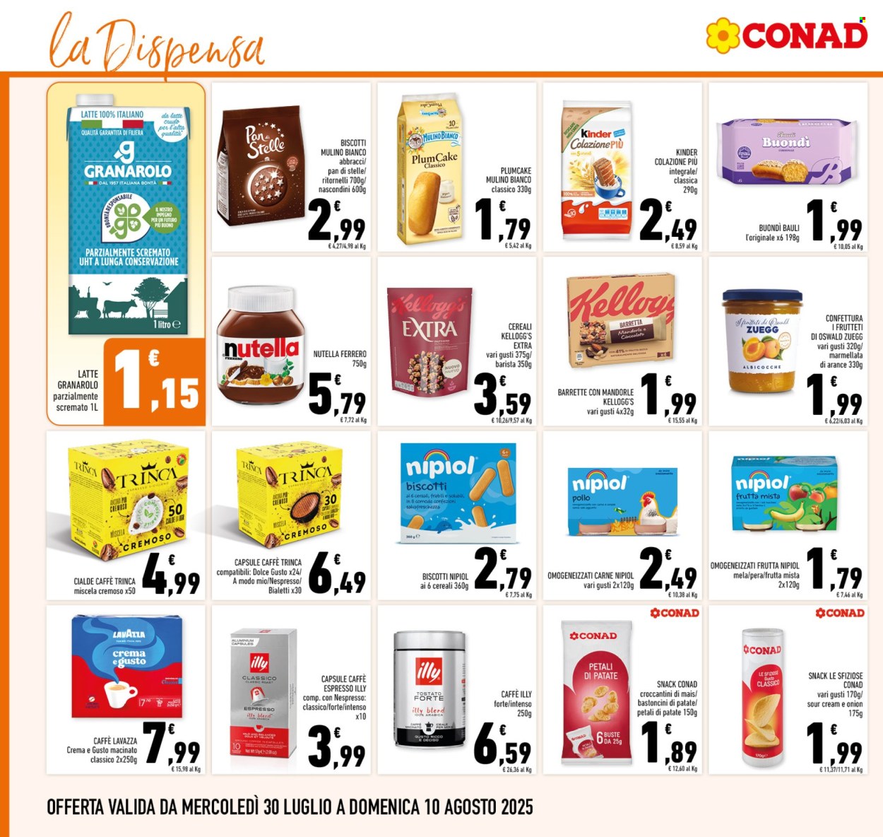 Volantino Conad - 30/7/2025 - 10/8/2025. Pagina 14