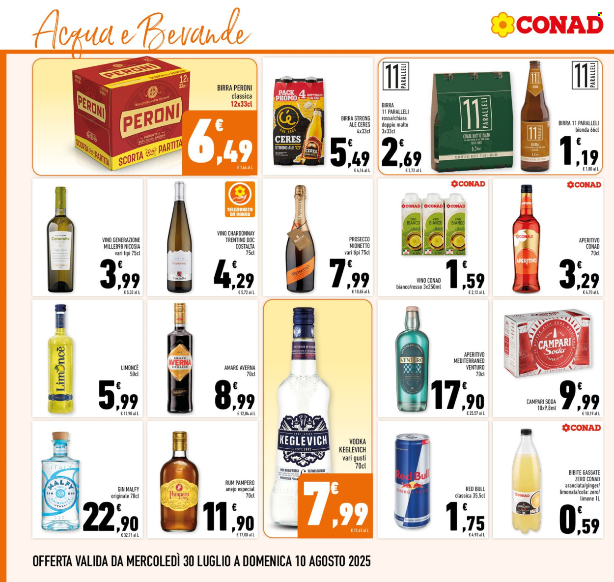 Volantino Conad - 30/7/2025 - 10/8/2025. Pagina 16